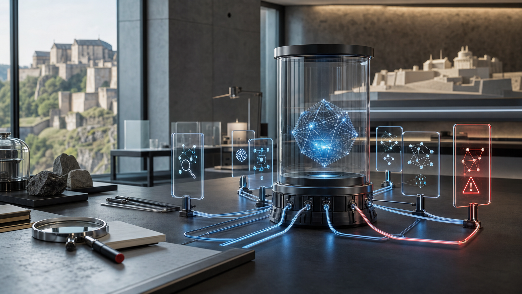 AI agent evaluation apparatus in the Burhuc laboratory